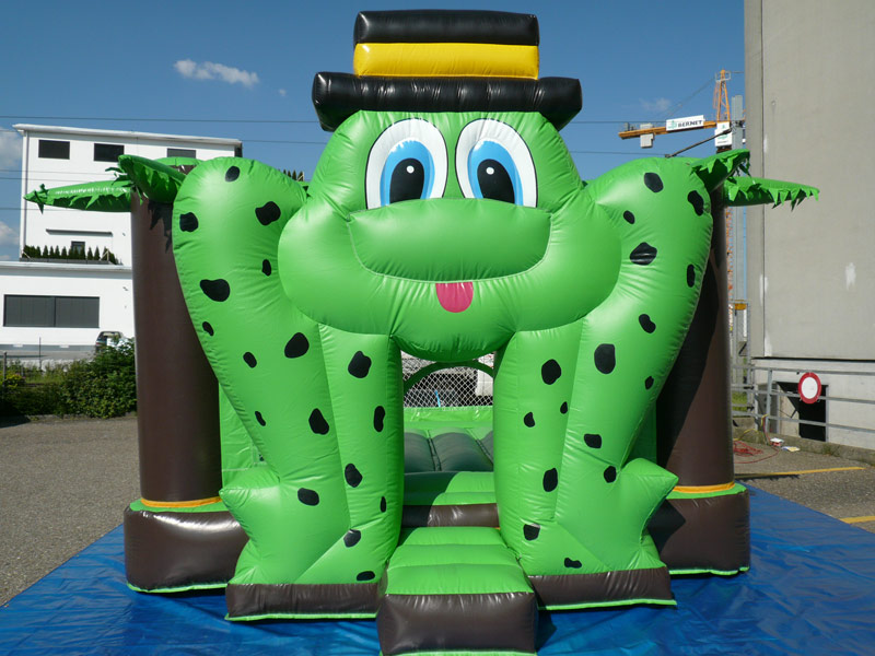 Hüpfburg Frosch